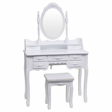 Baroque Style Coiffeuse: A Regal Vanity of Exquisite Beauty